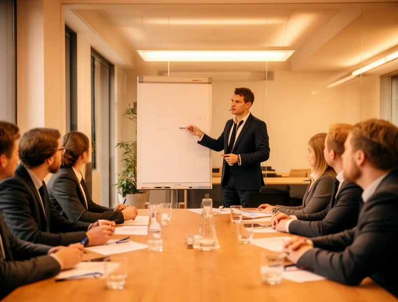 Moderation von Geschäftstreffen
